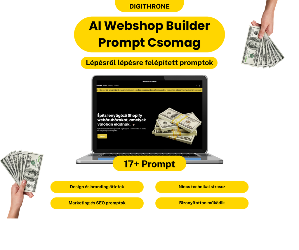 AI Webshop Builder Prompt Csomag